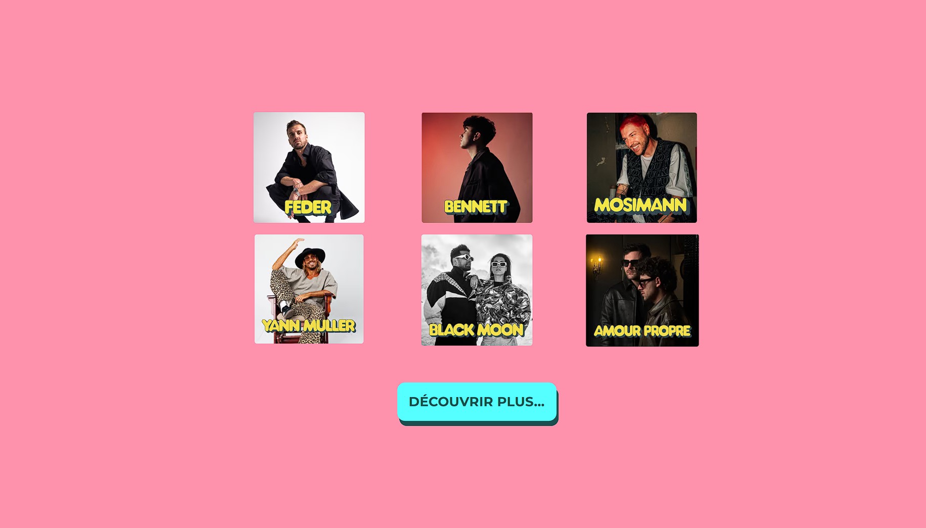 Line up Enjooy festival 2025