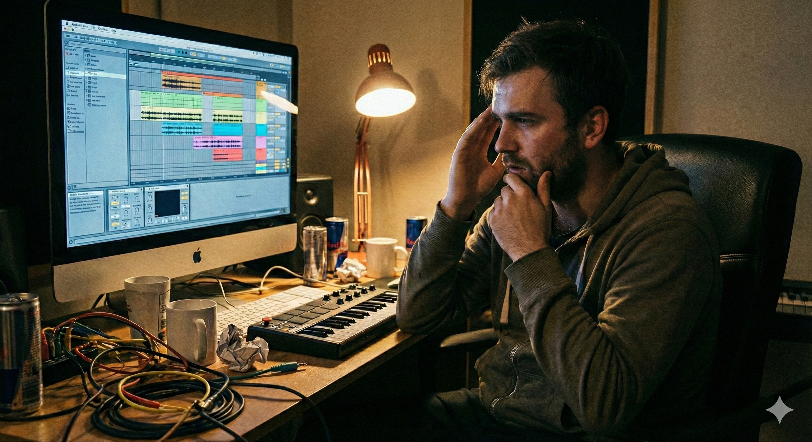 Producteur / compositeur en home-studio avec logiciel de production musicale