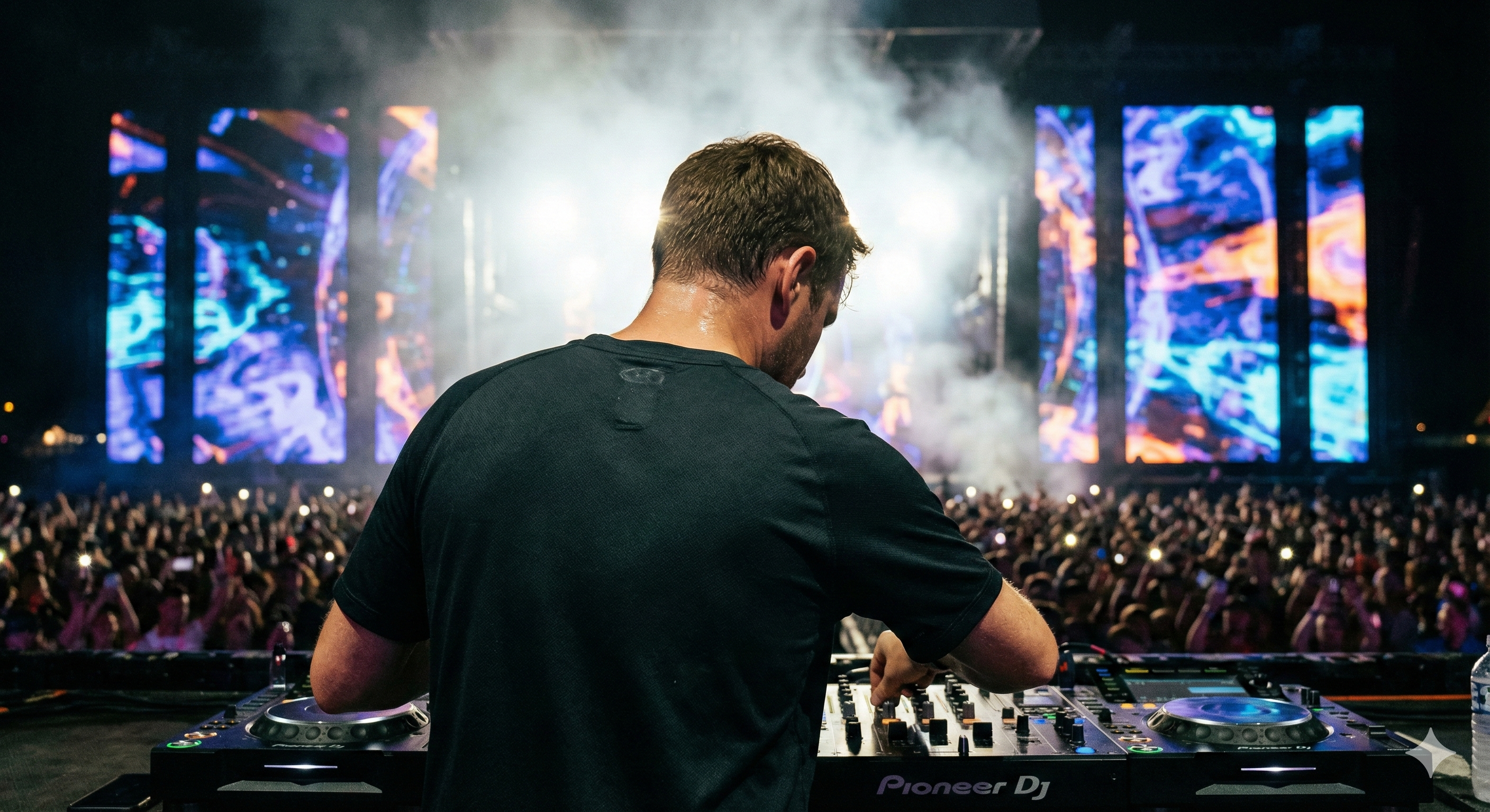 Stagiaire DJ en formation DJ NETWORK sur platines Pioneer DJ