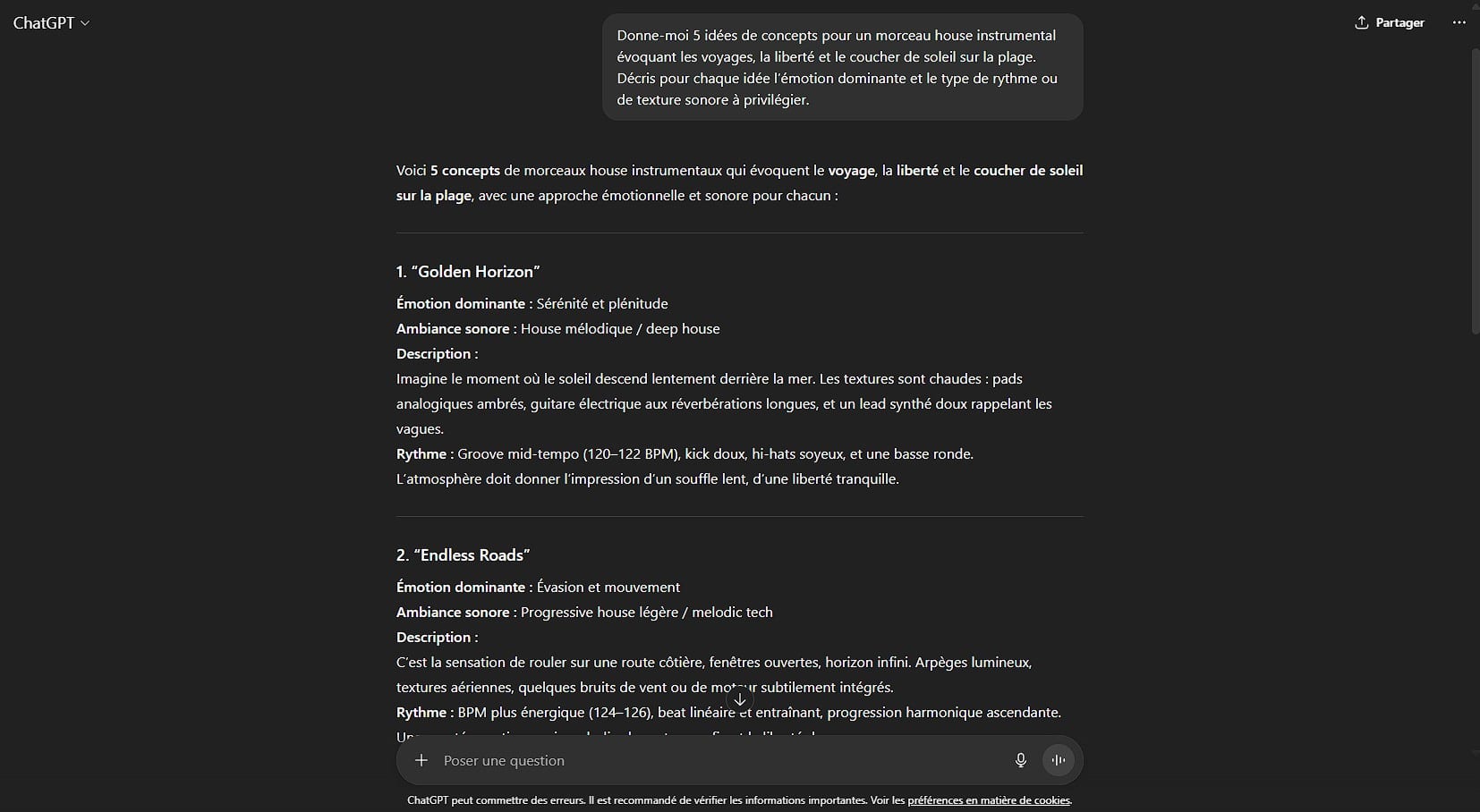 Trouver l'inspiration et le concept d'un morceau