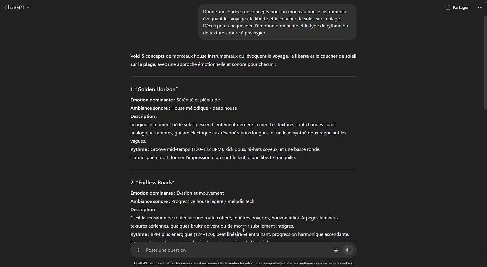 Trouver l'inspiration et le concept d'un morceau