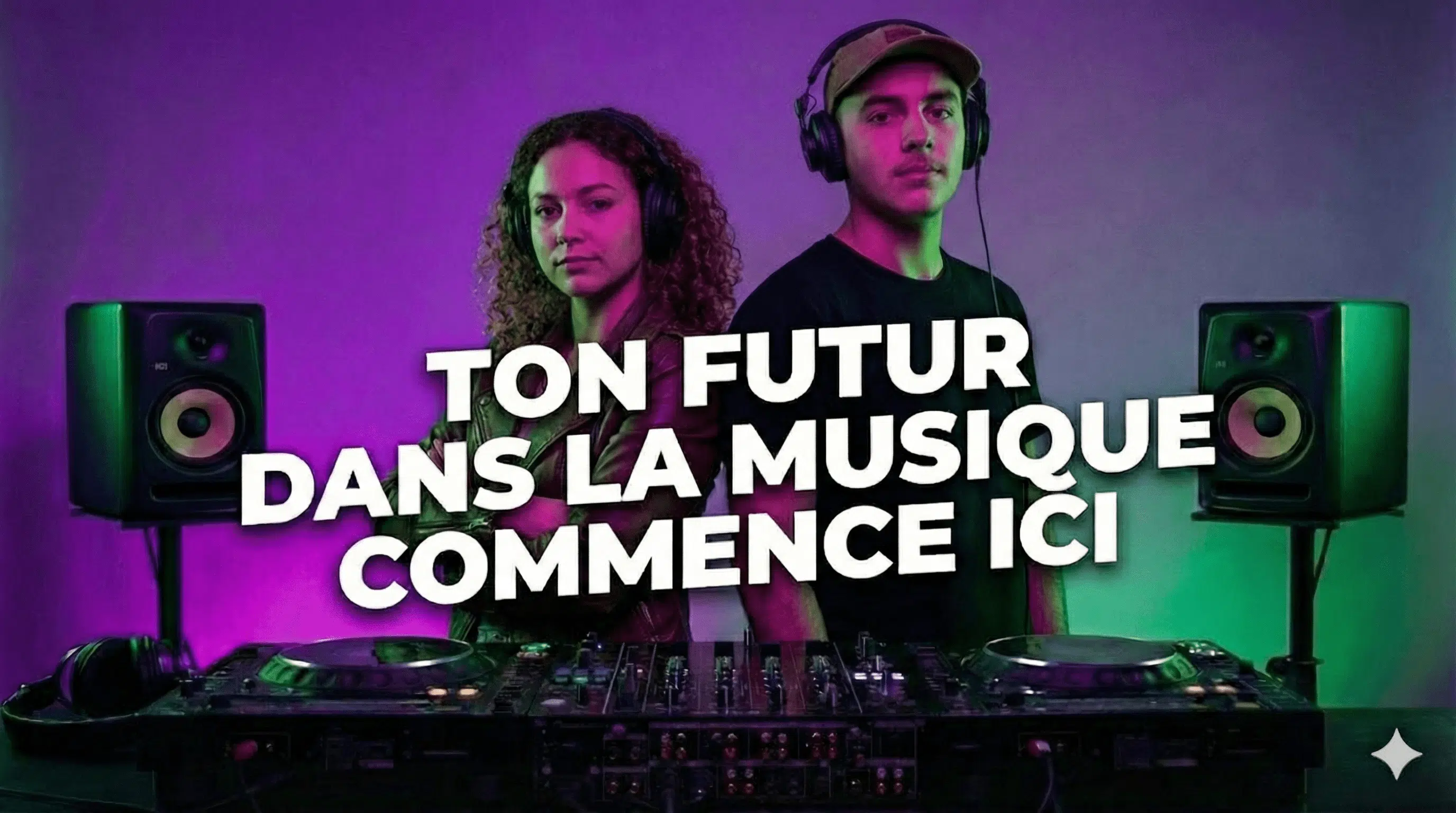 Stagiaire mixant sur un équipement Pioneer DJ lors de son stage de formation au mix DJ avec DJ Network Formation.