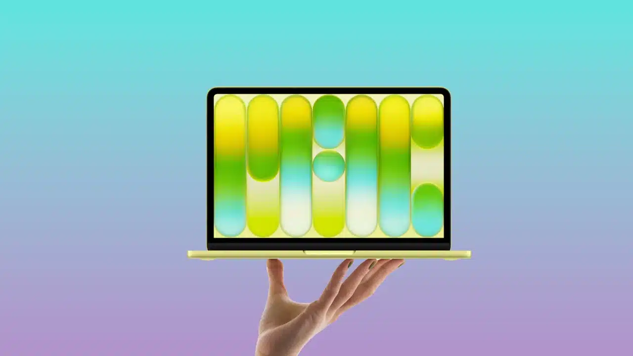 Ordinateur Apple MacBook Neo configuré pour le DJing et l'utilisation de Rekordbox.