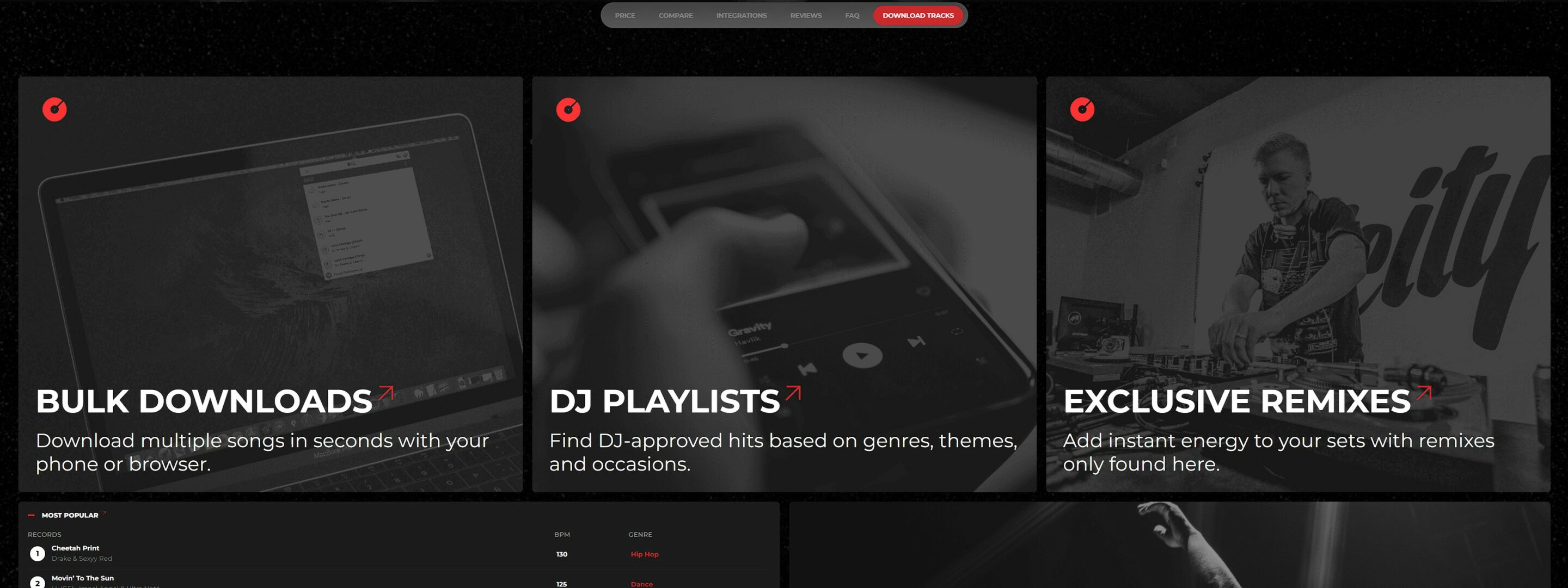 Plateforme DJ pool DJcity DJcity - record pool international fondé en 2000, accès à 5 pools régionaux en un abonnement