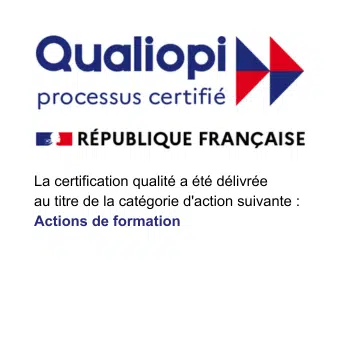 certification-qualité-formation-qualiopi-dj-network-logo icone DJ Network blanche