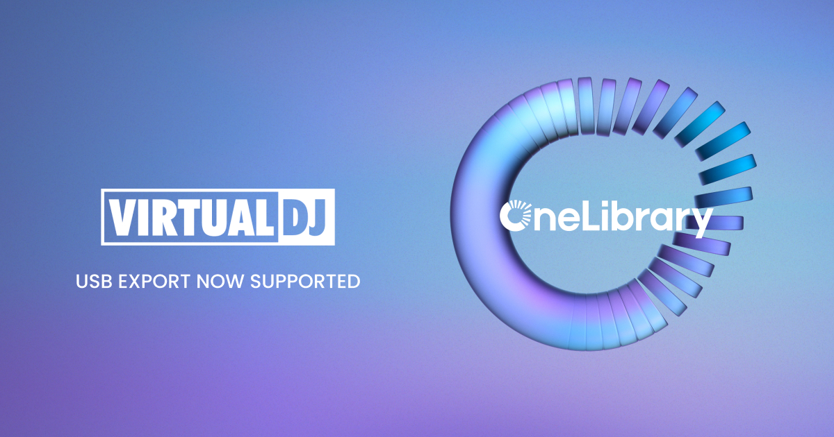 OneLibrary et VirtualDJ, la bibliothèque DJ sur clé USB Visuel AlphaTheta annonçant la prise en charge de OneLibrary par VirtualDJ
